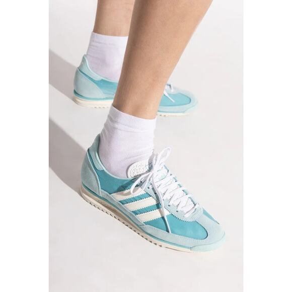 Adidas Originals SL 72 OG Womens Size 8 Shoes JI0199 Mint Aqua Blue Sneakers NEW - Picture 7 of 9